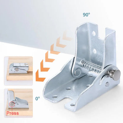 Easy Fold 90 Degree Locking Hinge Mechanism
