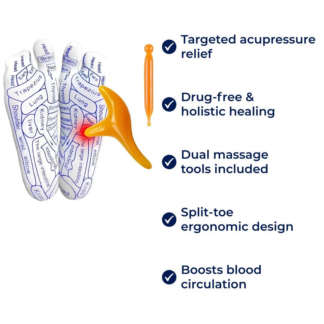 Comfortable Reflexology Socks for Foot Relief
