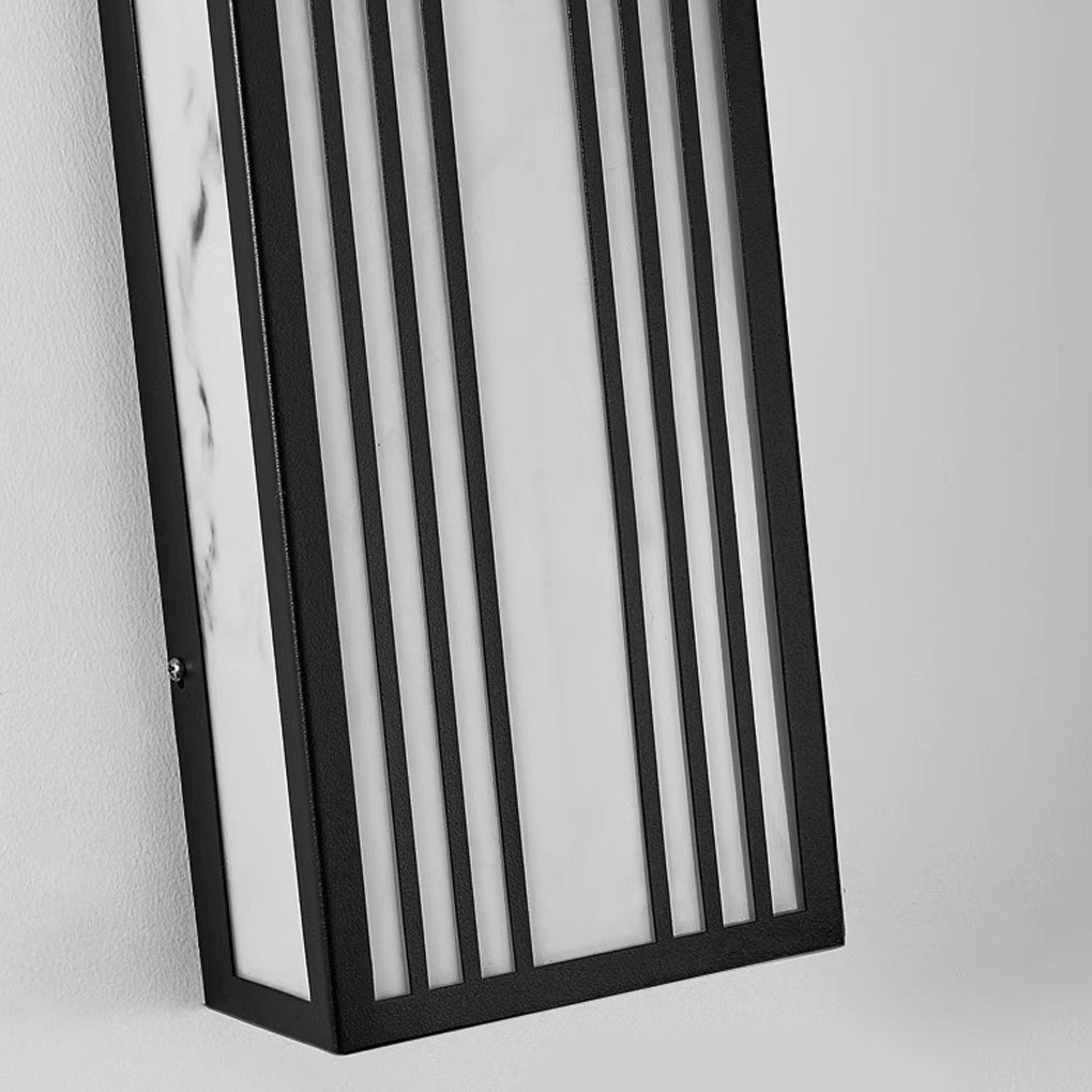 Outdoor Weatherproof Black LED Wall Lamp