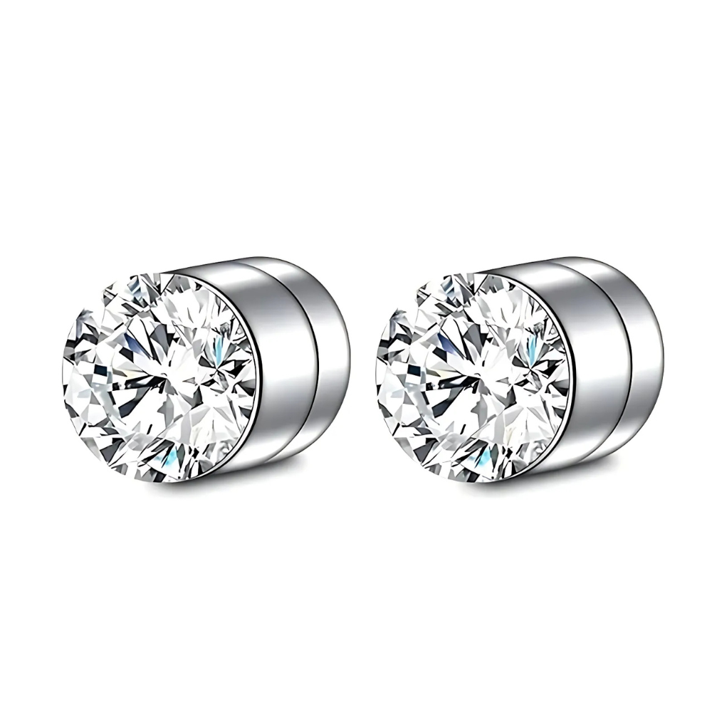 Sparkling Crystal Magnetic Earrings – Luxury - Cofik
