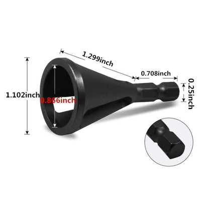 Easy Drill Bit Deburring Tool with Chamfer Cutter