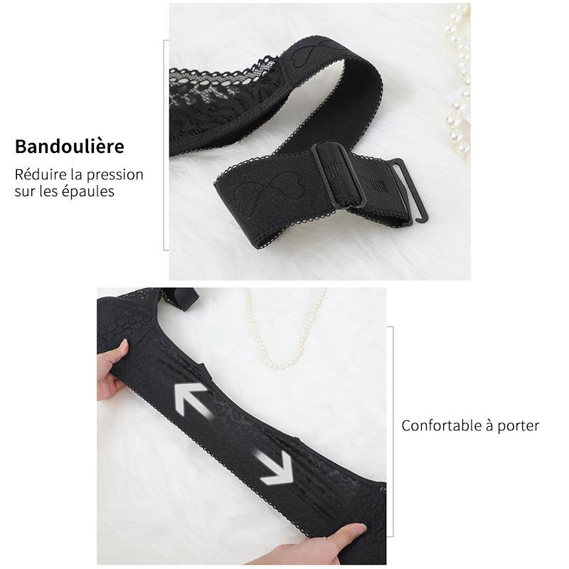 Comfortable Crossback Front Hook Bra
