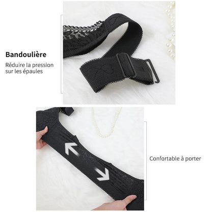 Comfortable Crossback Front Hook Bra