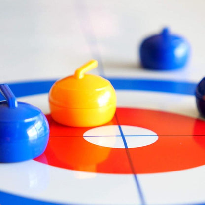 Compact Portable Curling Stone Set