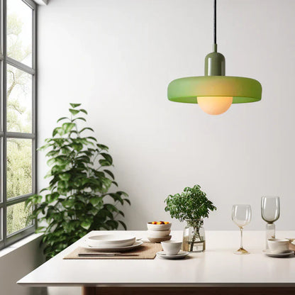 Vibrant Glass Hanging Lamp