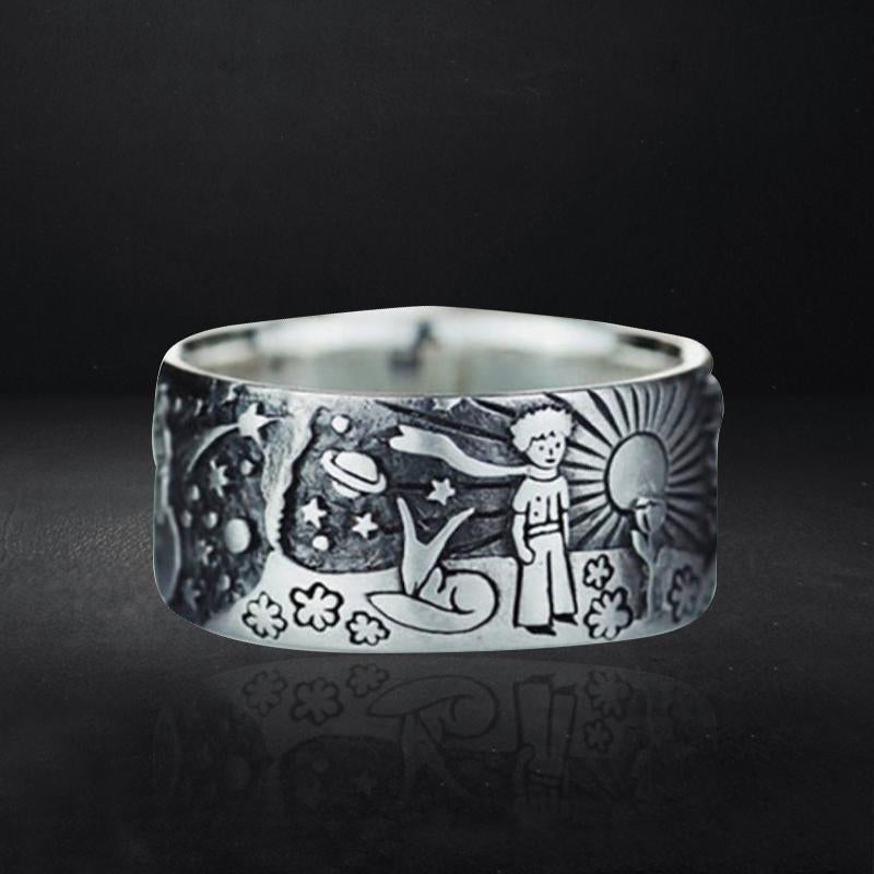 Simple Prince Universe Stainless Ring