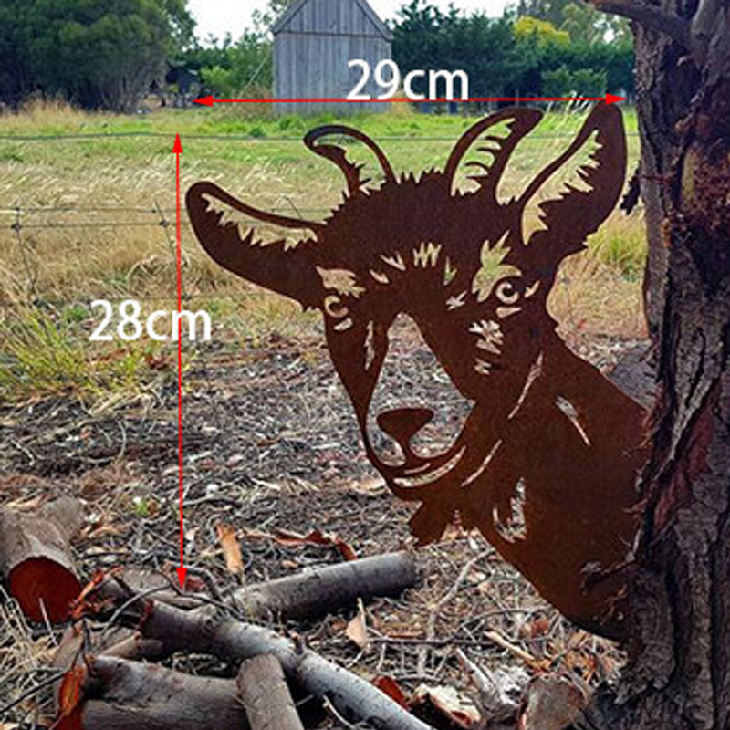 Rustic Metal Yard Garden Decor