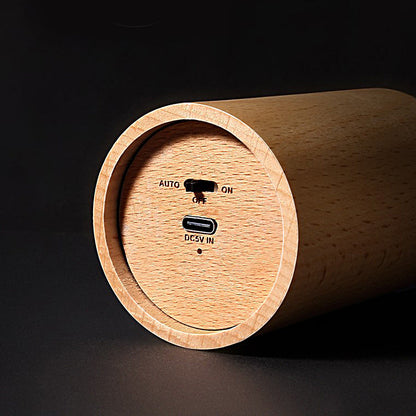 Warm Soft Wooden LED Desk Lamp