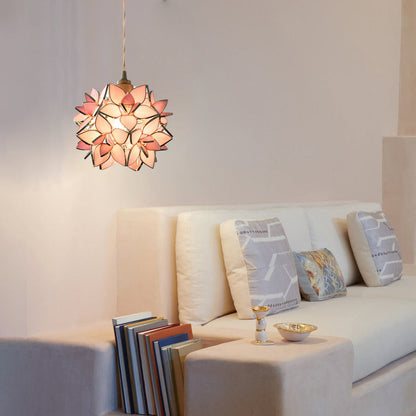 Elegant Floral Soft LED Pendant Light Fixture