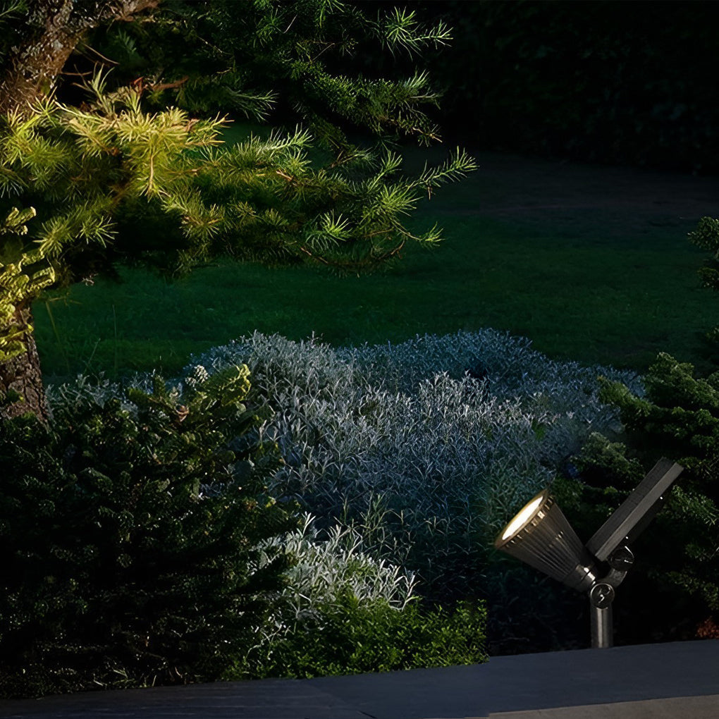 Outdoor 7W LED Solar Powered Garden Spot Lights