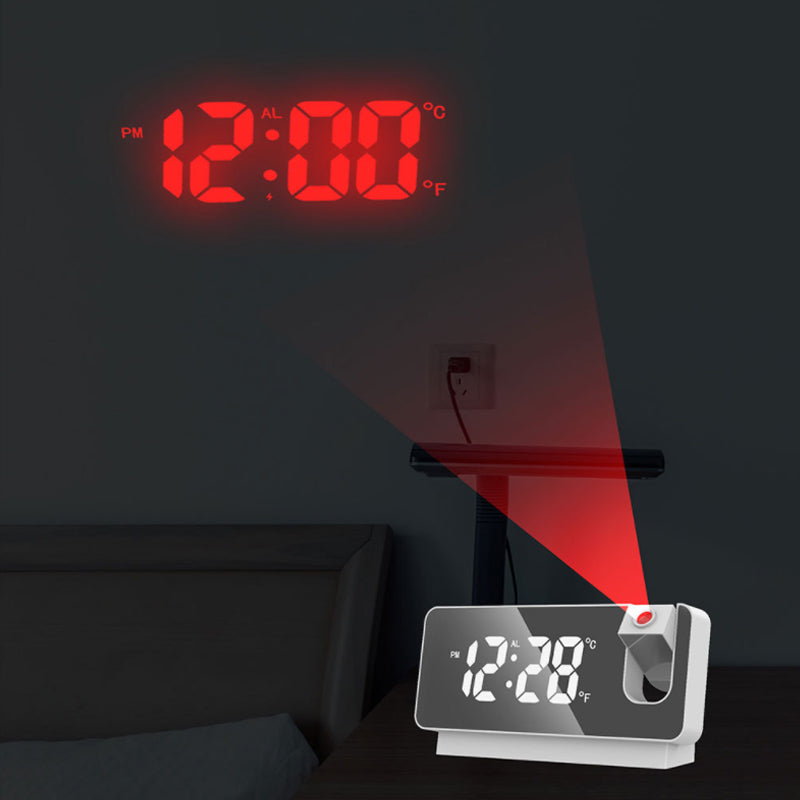 Wireless Digital LED Projection Alarm Clock