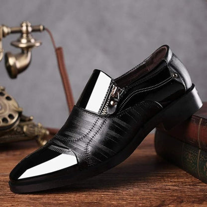 Sleek High Heel Ankle Shoes with Zipper Closure