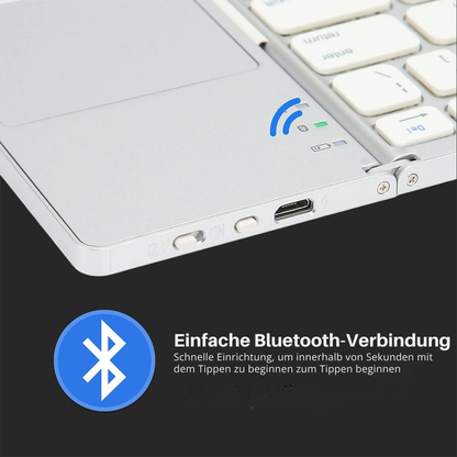 Portable Wireless Keyboard with Touchpad