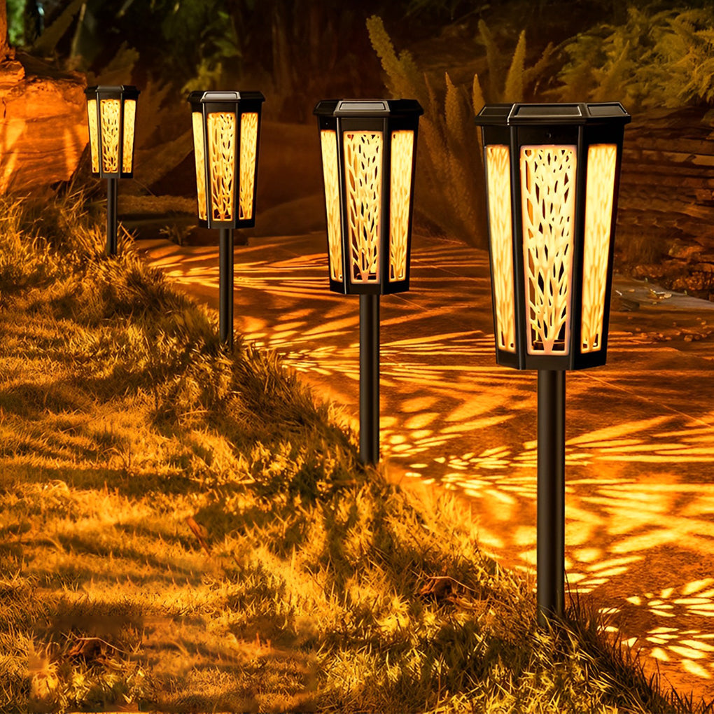 Outdoor Solar Powered Color Changing LED Garden Lamp - Cofik