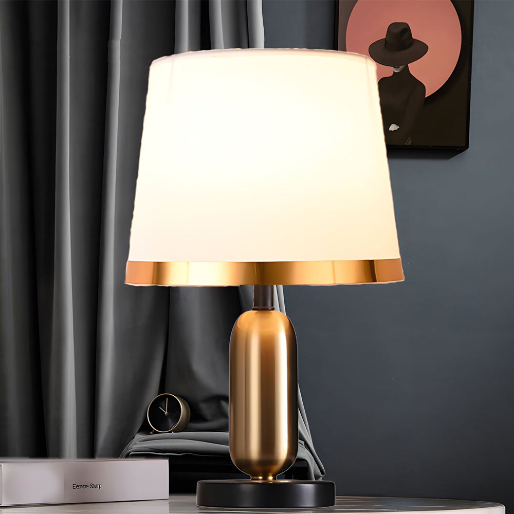 Classic Gold and Marble Style Table Lamp