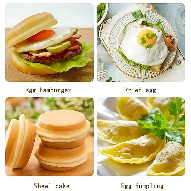Non-Stick Four Egg Pan, Easy Breakfast Frying Skillet