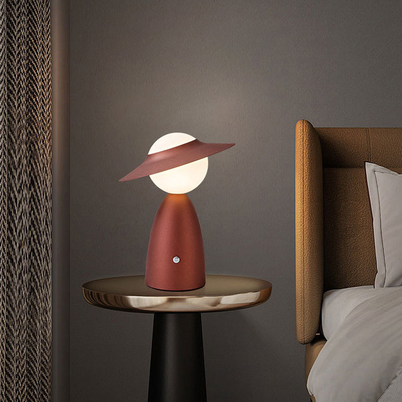 Rustic Farmhouse LED Side Table Lamp - Cofik