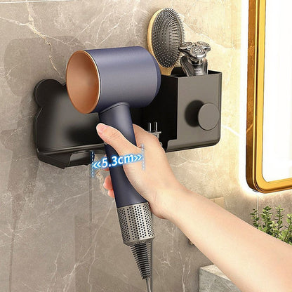 Wall Mount Hair Dryer Storage
