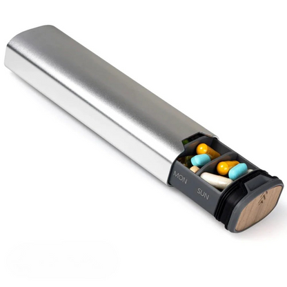 Daily Pill Box - Portable Waterproof Medication Holder