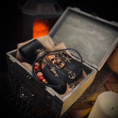 Decorative Pirate Skull Liquor Decanter
