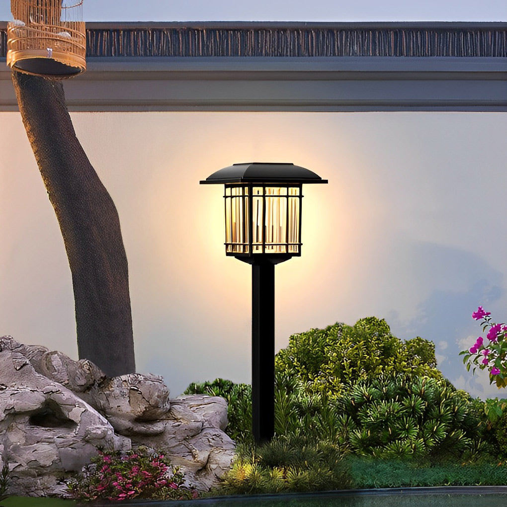 2PCS Outdoor Solar Powered LED Garden Lights