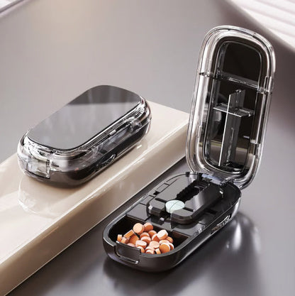 Compact Travel Pill Splitter