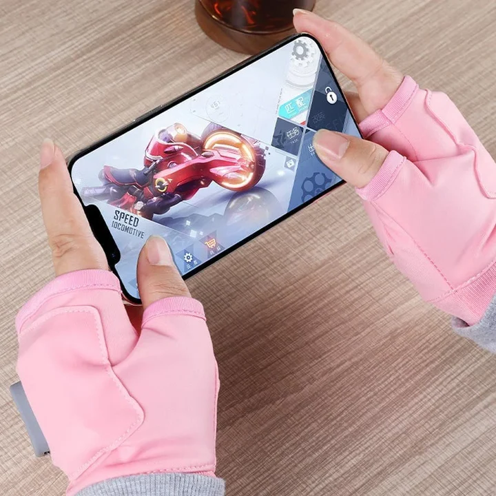 Warm Touch USB Charging Fingerless Gloves