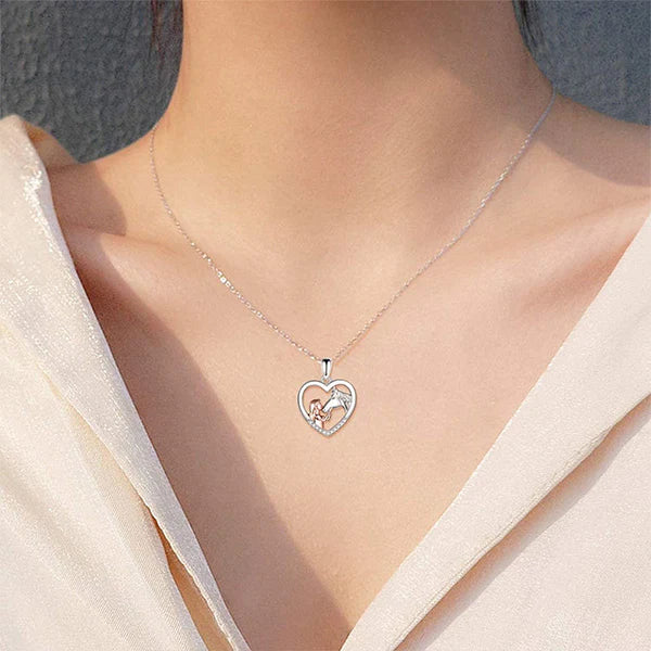 Pretty Horse Pendant Necklace Chain
