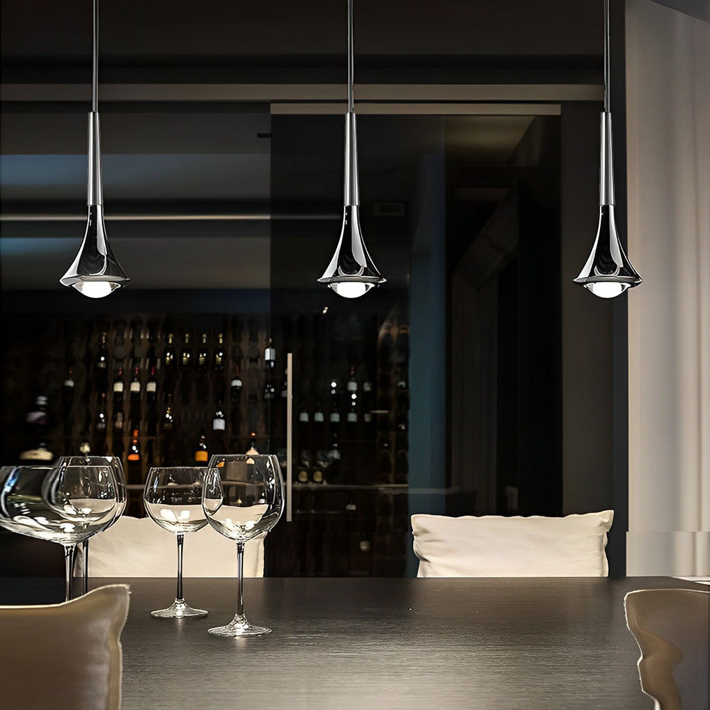 Mini Glass Pendant Light Modern Staircase Lamp