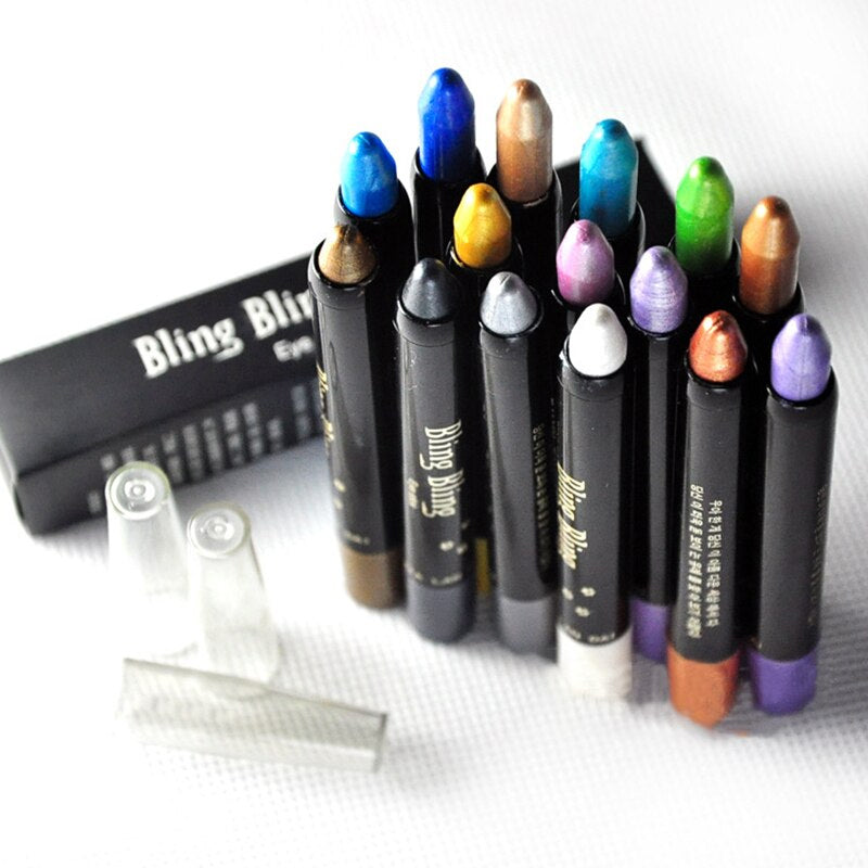 Vibrant 15 Shade Eyeshadow Makeup Stick