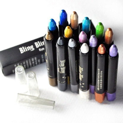 Vibrant 15 Shade Eyeshadow Makeup Stick