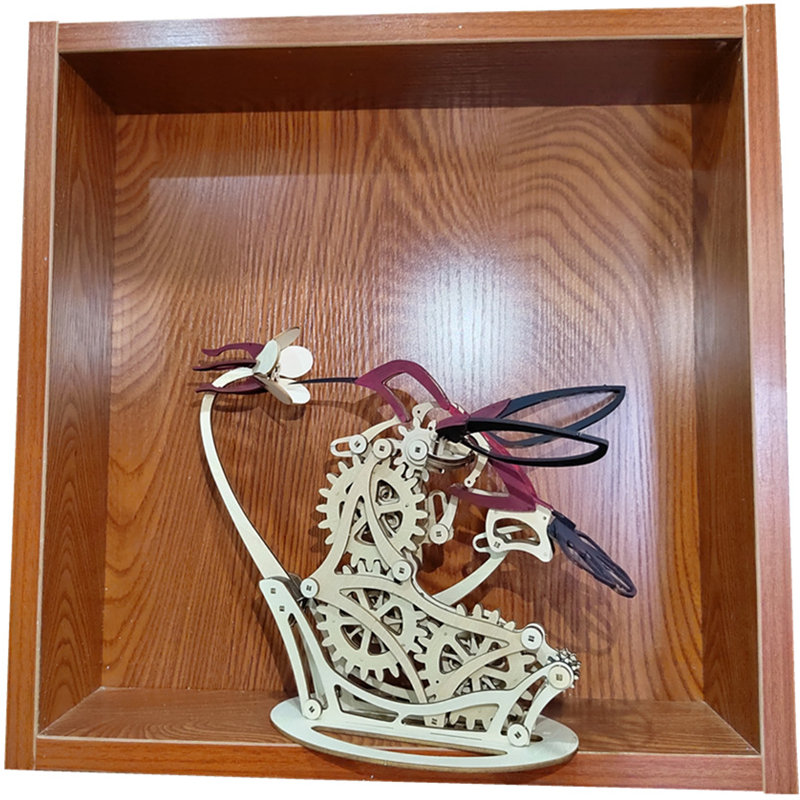 Unique Wooden Wind Chime Bird Figurine
