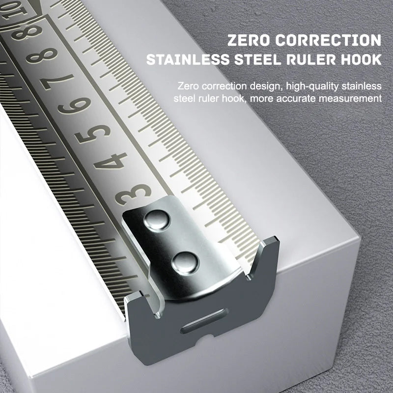 Durable Stainless Steel Locking Measuring Tape