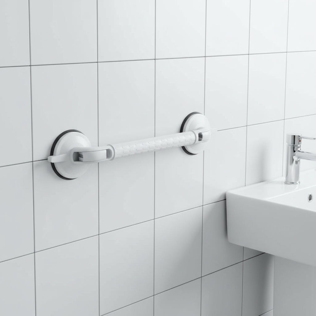 Easy Install Bathroom Grip Handle – No Drill Needed - Cofik