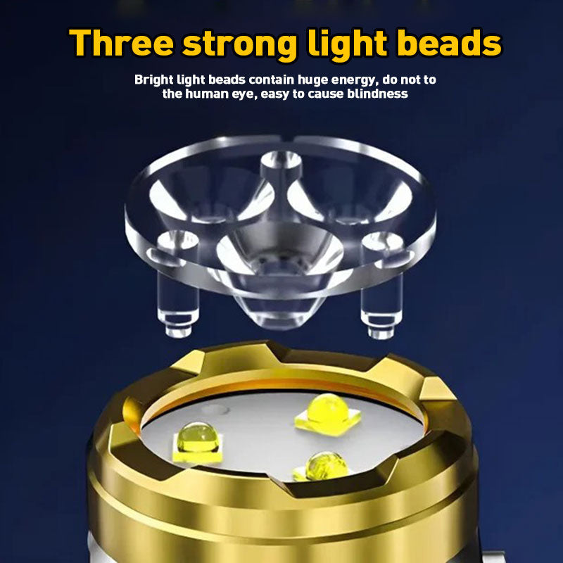 Cool 3 LED Flashlight Torch