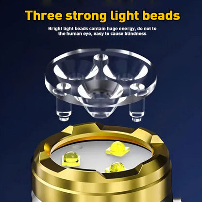 Cool 3 LED Flashlight Torch