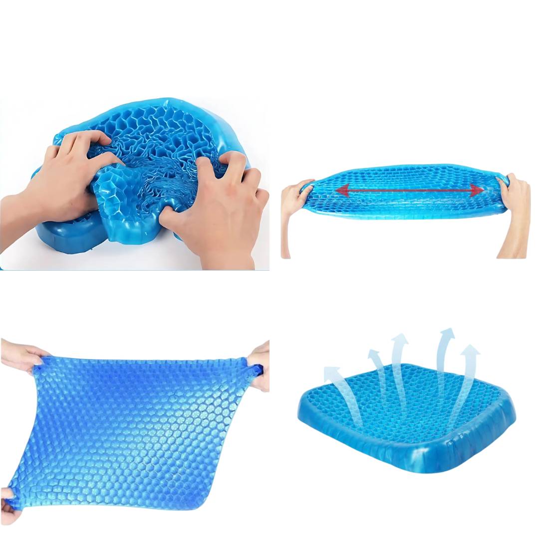 Soft Gel Office Chair Seat Cushion for Back Pain Relief