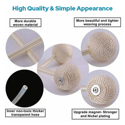 Easy Fit Magnetic Curtain Tie Back Strap