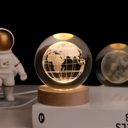 Colorful Globe LED Bedroom Nightlight