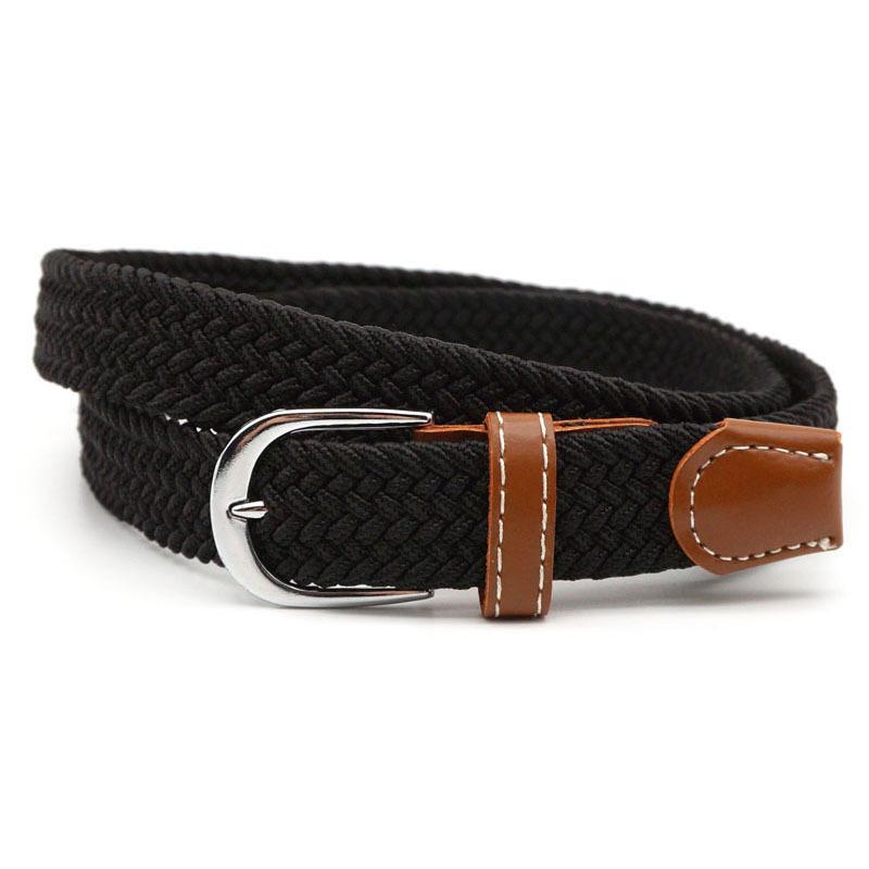 Elastic Woven Leather Belt - Cofik
