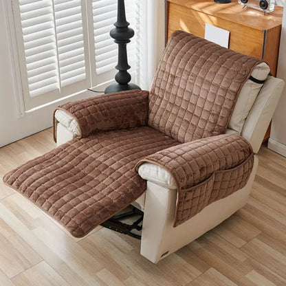 Cofik | Cozy Patterned Recliner Slipcover