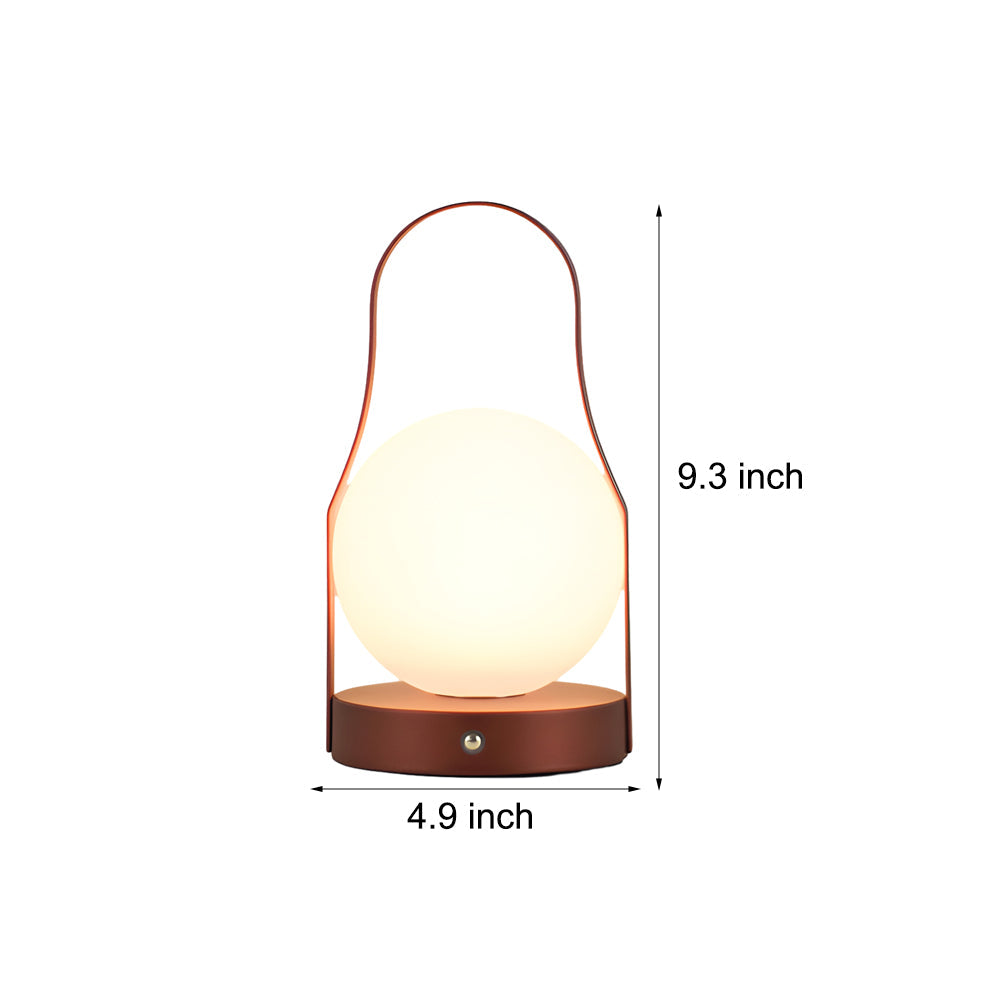 Bright Battery Powered Metal Desk Lamp