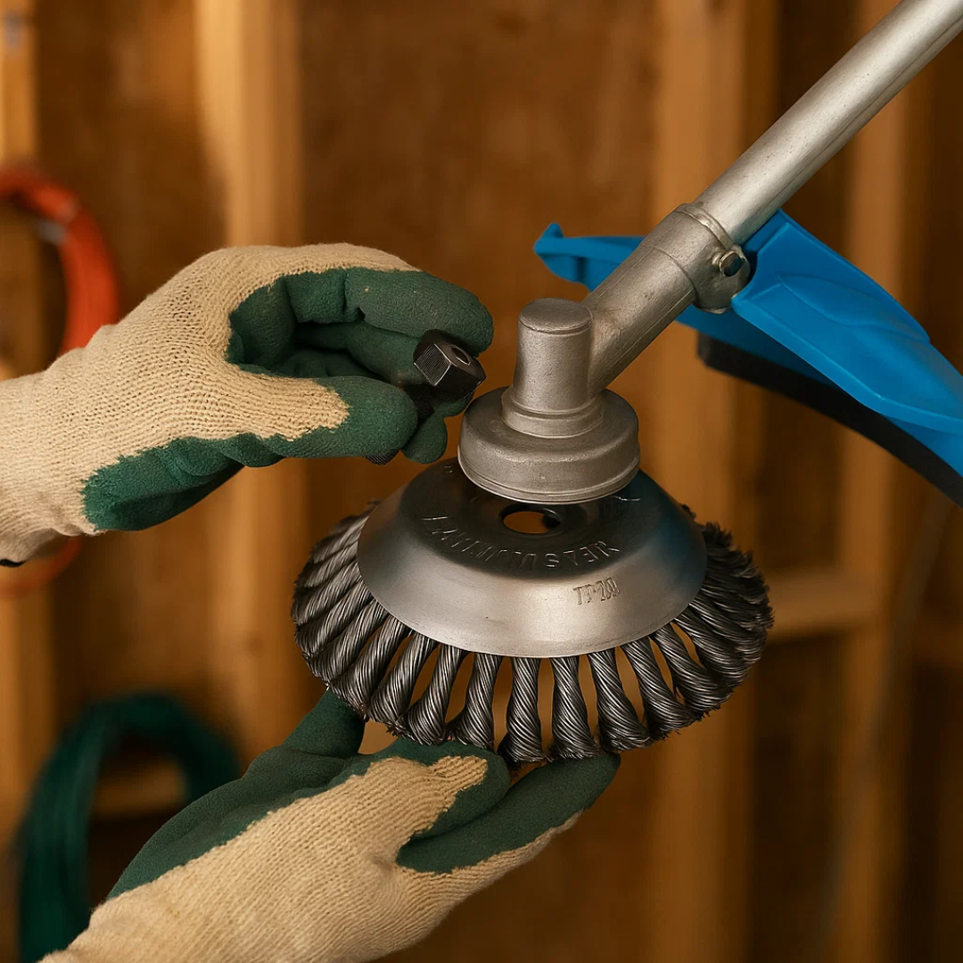 Powerful 6-Blade Turbo Trimmer Weed Cutter Head