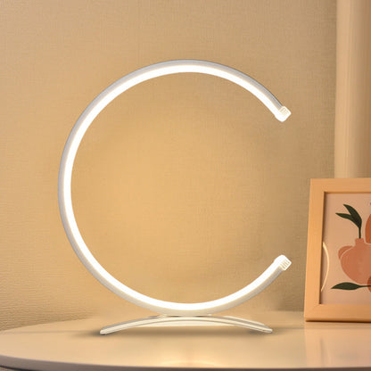 Contemporary Round LED Side Table Lamp - Cofik