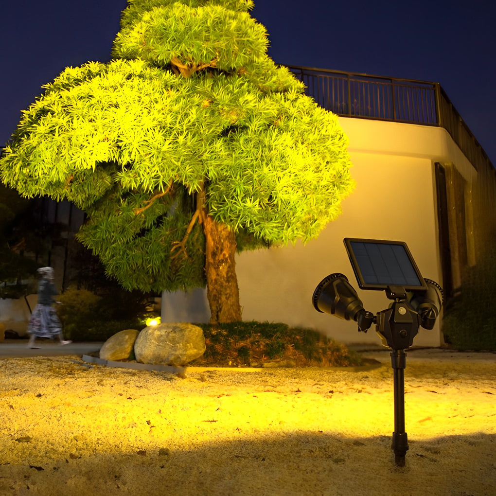 Solar Powered Motion Sensor Outdoor Garden Lights