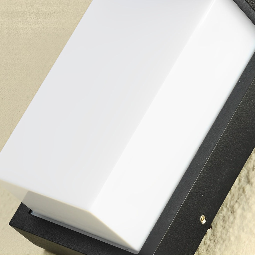 Outdoor 10W Black Weatherproof LED Wall Lamp