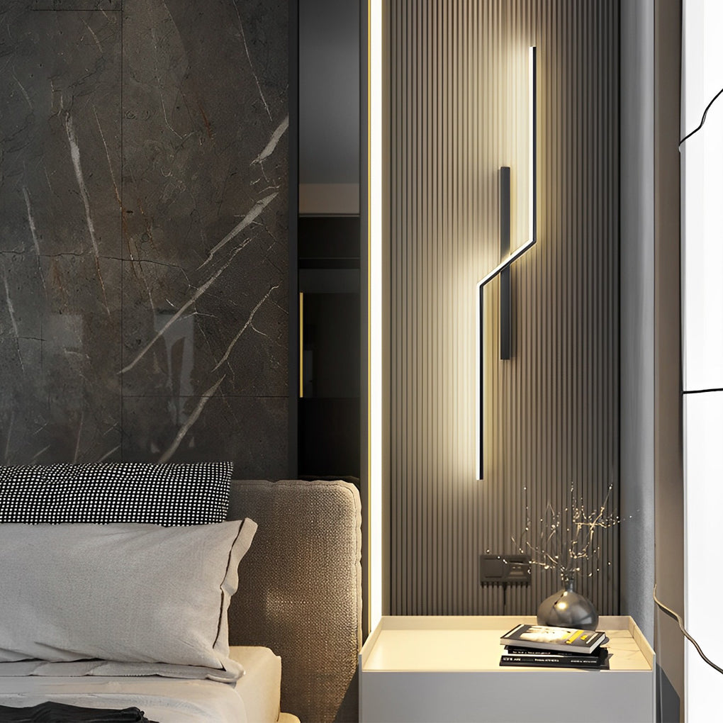 Slim LED Contemporary Wall Light Fixture
