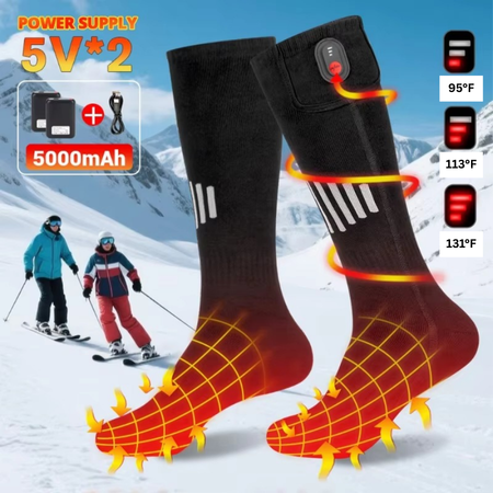 Warm Thermal Electric Socks for Cold Feet