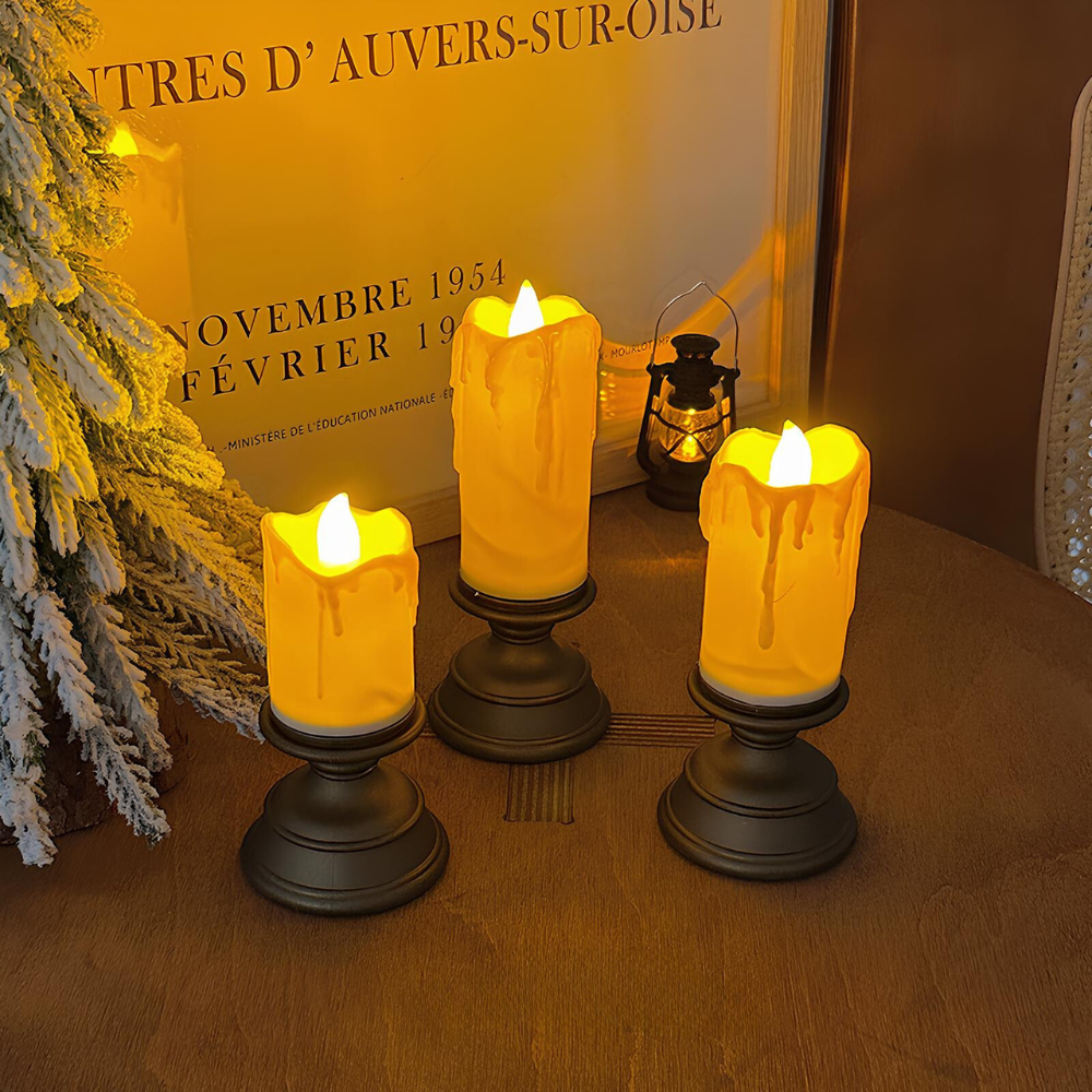 Realistic Electric Block Candles