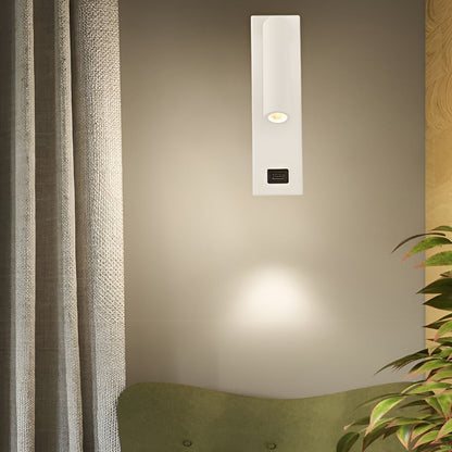 Premium Adjustable LED Wall Light with USB Charger